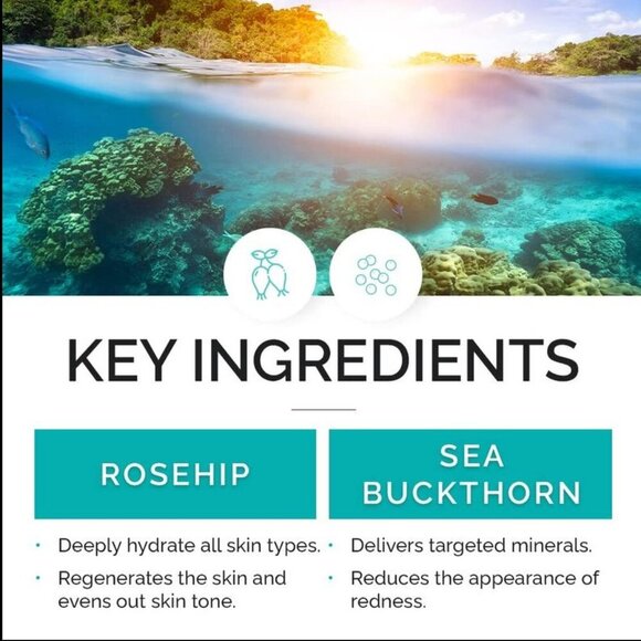 VITAMINS AND SEA BEAUTY Face Oil Facial Day Moisturizer Hydrating - Picture 4 of 5